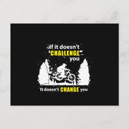 Carte Postale VTT VTT VTT Vélo Idée cadeau (Devant)