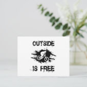 Carte Postale VTT VTT VTT VTT Idée cadeau vélo (Debout devant)