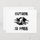 Carte Postale VTT VTT VTT VTT Idée cadeau vélo (Devant / Derrière)