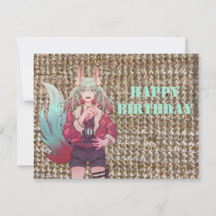 Carte Postale VTuber Anime girl