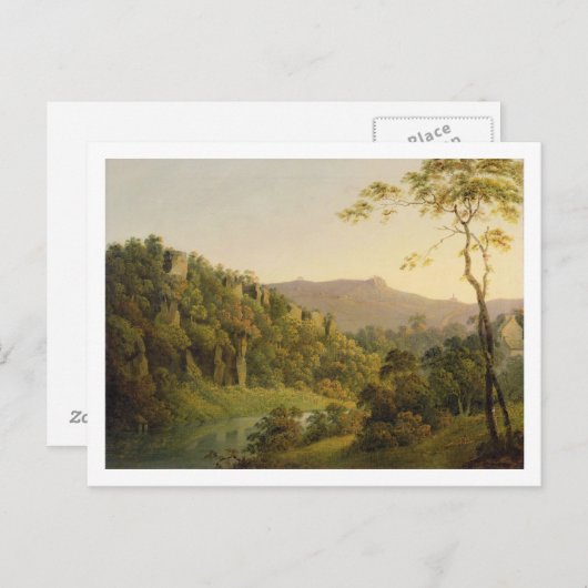 Carte Postale Vue à Matlock Dale, Regard sur Black Rock E (Devant / Derrière)