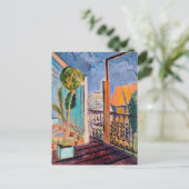 Carte Postale Vue à partir de la fenêtre Studio | Isaac Grünewal (Debout devant)