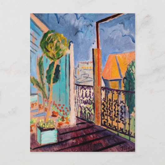 Carte Postale Vue à partir de la fenêtre Studio | Isaac Grünewal (Devant)
