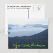 Carte Postale Vue à partir de l'aperçu de la constitution du Mon (Devant / Derrière)