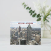 Carte Postale Vue aérienne d'Atlanta, Géorgie (Debout devant)