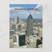 Carte Postale Vue aérienne d'Atlanta, Géorgie (Devant)