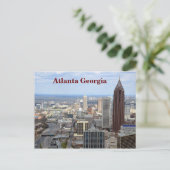 Carte Postale Vue aérienne d'Atlanta, Géorgie (Debout devant)