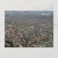 Vue aérienne de Bogotá