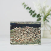 Carte Postale Vue aérienne de Boston, mA (Debout devant)