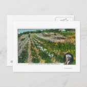 Carte Postale Vue aérienne de Burbanks Ferme expérimentale (Devant / Derrière)