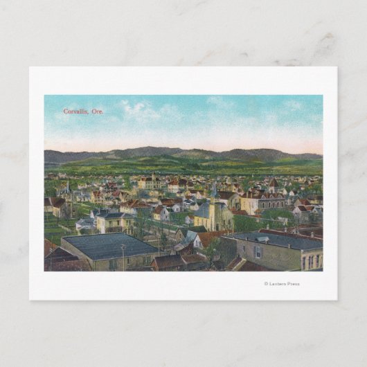 Carte Postale Vue aérienne de CityCorvallis, OU (Devant)