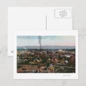 Carte Postale Vue aérienne de CityFairbanks, AK (Devant / Derrière)