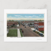 Carte Postale Vue aérienne de Commerce Avenue (Devant)