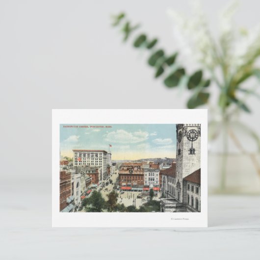 Carte Postale Vue aérienne de Harrington Corner (Debout devant)