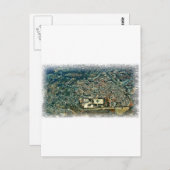 Carte Postale Vue aérienne de Jérusalem (Devant / Derrière)