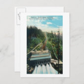 Carte Postale Vue aérienne de la centrale électrique Electron (Devant / Derrière)