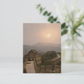 Carte Postale Vue aérienne de la Grande Muraille de Chine (Debout devant)