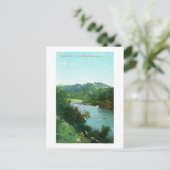 Carte Postale Vue aérienne de la rivière russe au Camp Rose (Debout devant)