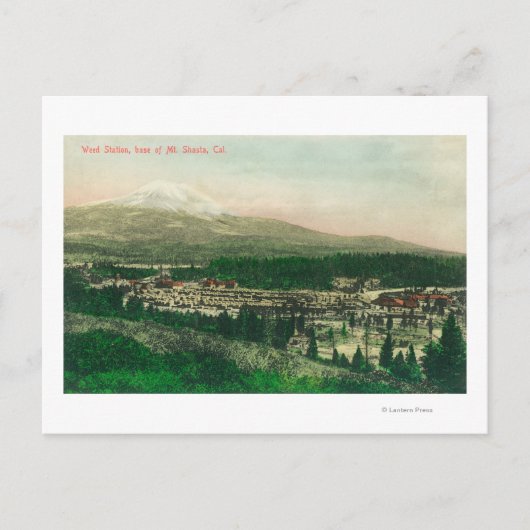 Carte Postale Vue aérienne de la station de mauvaises herbes à l (Devant)