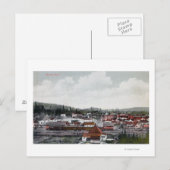 Carte Postale Vue aérienne de la ville (Devant / Derrière)