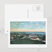 Carte Postale Vue aérienne de la ville 2 (Devant / Derrière)