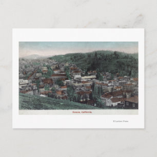 Carte Postale Vue aérienne de la ville # 2Sonora, CA