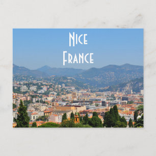 Carte Postale Vue aérienne de la ville de Nice en France