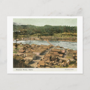 Carte Postale Vue aérienne de la ville et de la rivière