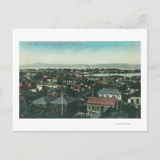 Carte Postale Vue aérienne de la ville et de l'île Mare (Devant)