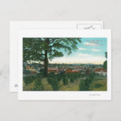 Carte Postale Vue aérienne de la villeSebastopol, CA (Devant / Derrière)