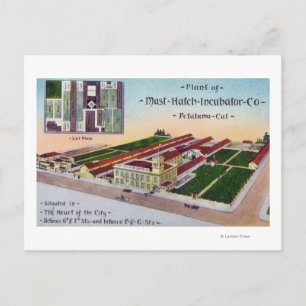 Carte Postale Vue aérienne de l'incubateur Co Bldg de must-Hatch