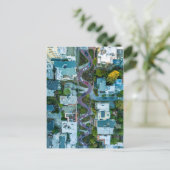 CARTE POSTALE VUE AÉRIENNE DE LOMBARD STREET, SAN FRANCISCO, USA (Debout devant)