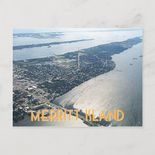 Carte Postale Vue aérienne de Merritt Island Florida