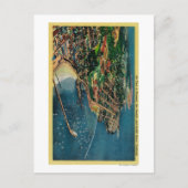 Carte Postale Vue aérienne de Monterey et Presido (Devant)