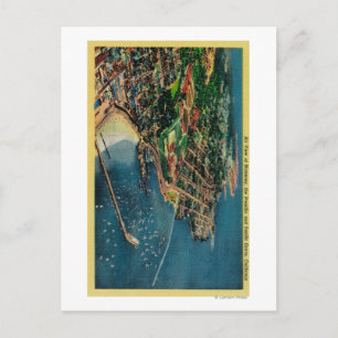 Carte Postale Vue aérienne de Monterey et Presido