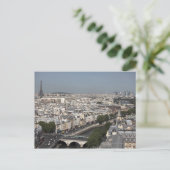 Carte Postale vue aérienne de PARIS (Debout devant)