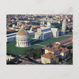 Carte Postale Vue aérienne de Pise, Italie