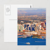 Carte Postale vue aérienne de san diego californie (Devant / Derrière)