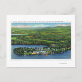 Carte Postale Vue aérienne de Saranac Inn (Devant)