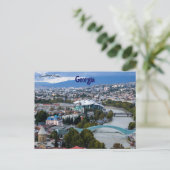 Carte Postale Vue aérienne de Tbilissi Géorgie (Debout devant)