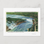 Carte Postale Vue aérienne de toute la Niagara Falls 2 (Devant)