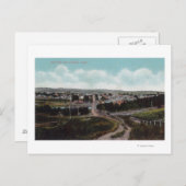 Carte Postale Vue aérienne de TownDallas, OU (Devant / Derrière)