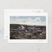 Carte Postale Vue aérienne des moulins à papier (Devant / Derrière)