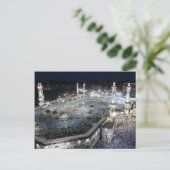 Carte Postale Vue aérienne des pèlerins du Hajj à la Kaaba, La M (Debout devant)