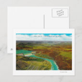 Carte Postale Vue aérienne du barrage de Grand Coulee (Devant / Derrière)