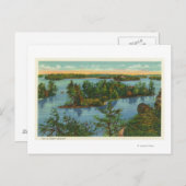 Carte Postale Vue aérienne du canal hors-vue (Devant / Derrière)