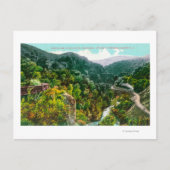 Carte Postale Vue aérienne du canyon, Trai Pacifique Sud (Devant)