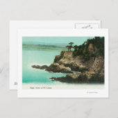 Carte Postale Vue aérienne du dôme d'aigle à Point Lobos (Devant / Derrière)