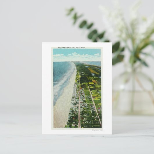 Carte Postale Vue aérienne du front de mer (Debout devant)