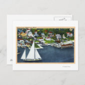 Carte Postale Vue aérienne du front de mer 2 (Devant / Derrière)